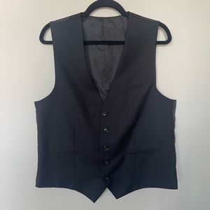 Angelo Litrico Black Suit Vest